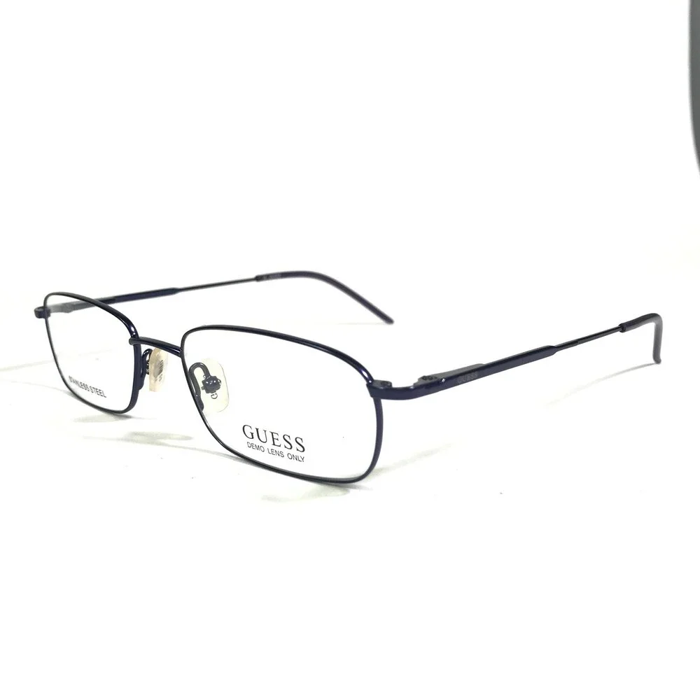 Guess Eyeglasses Frames GU1388 NV Navy Blue Rectangular Full Rim 51-17-145